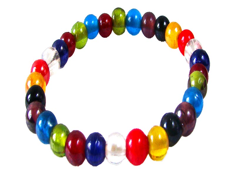 A nine planet lucky charm bracelet