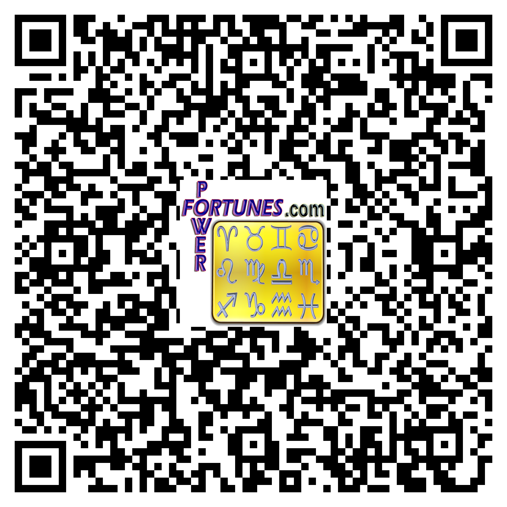 PowerFortunes.com QR Code