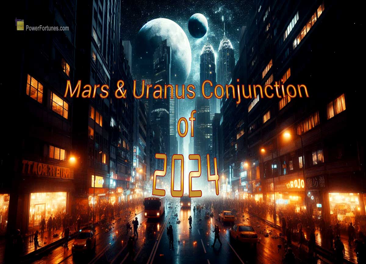 Conjunction of Mars and Uranus, July 2025