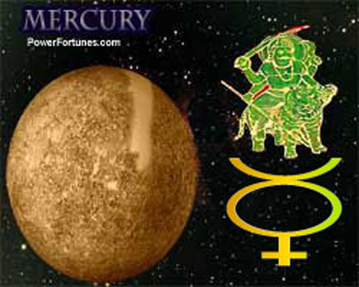 Mercury. The Ruling Planet for Gemini.