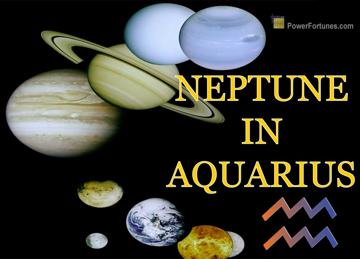 Constellation Aquarius With Neptune