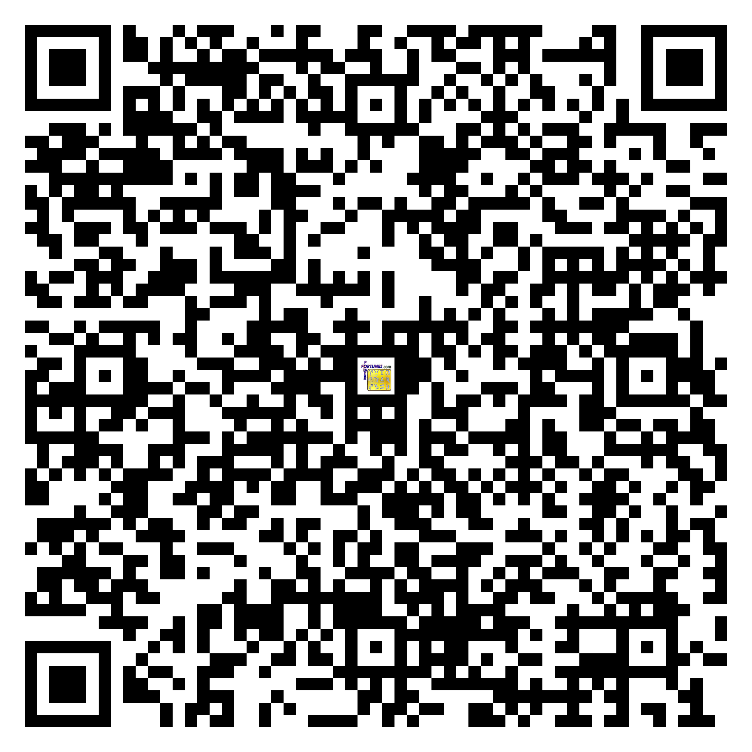 Download QR Code for PowerFortunes.com SKU# Pwr.cm107X113-s