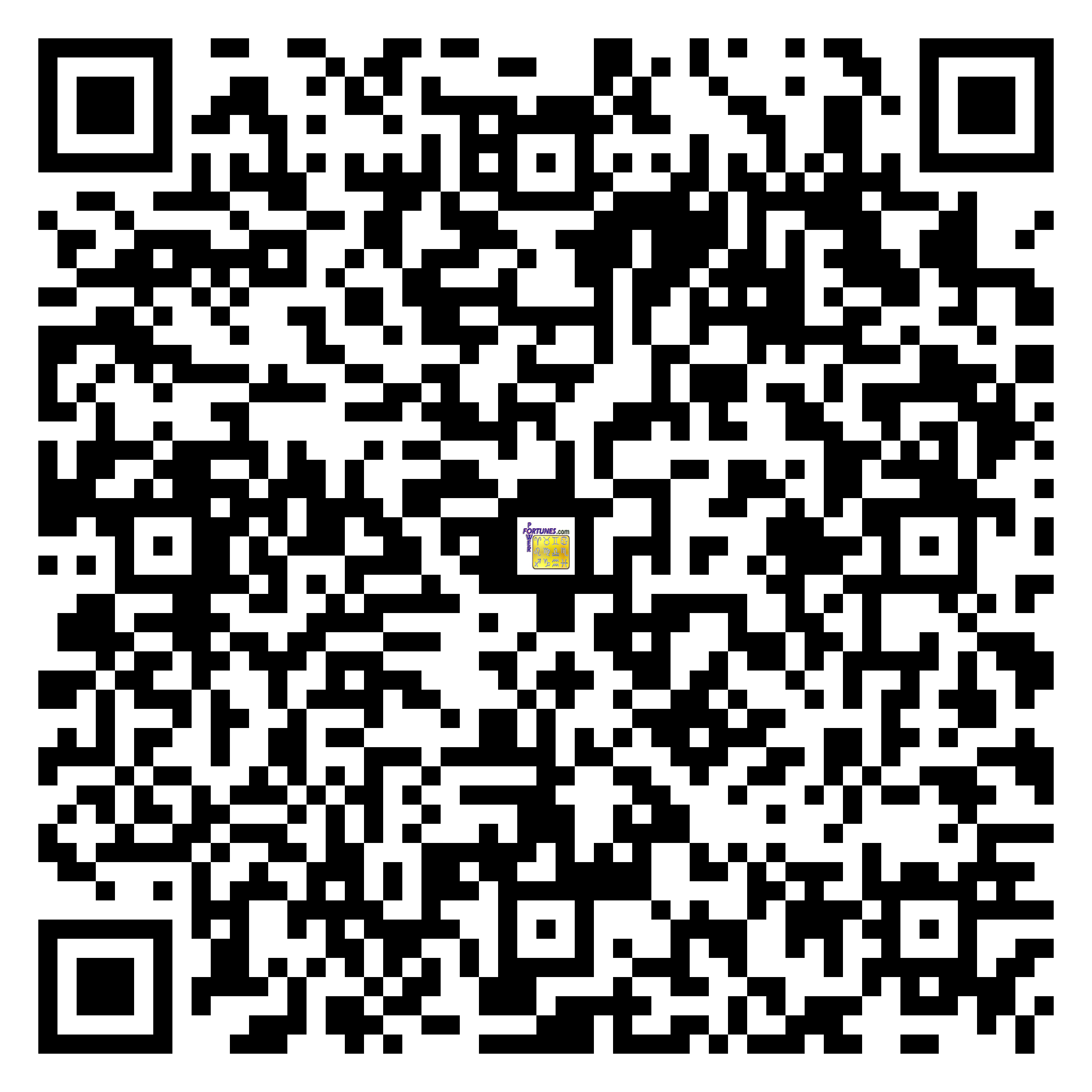 Download QR Code for PowerFortunes.com SKU# Pwr.kr67X91-s