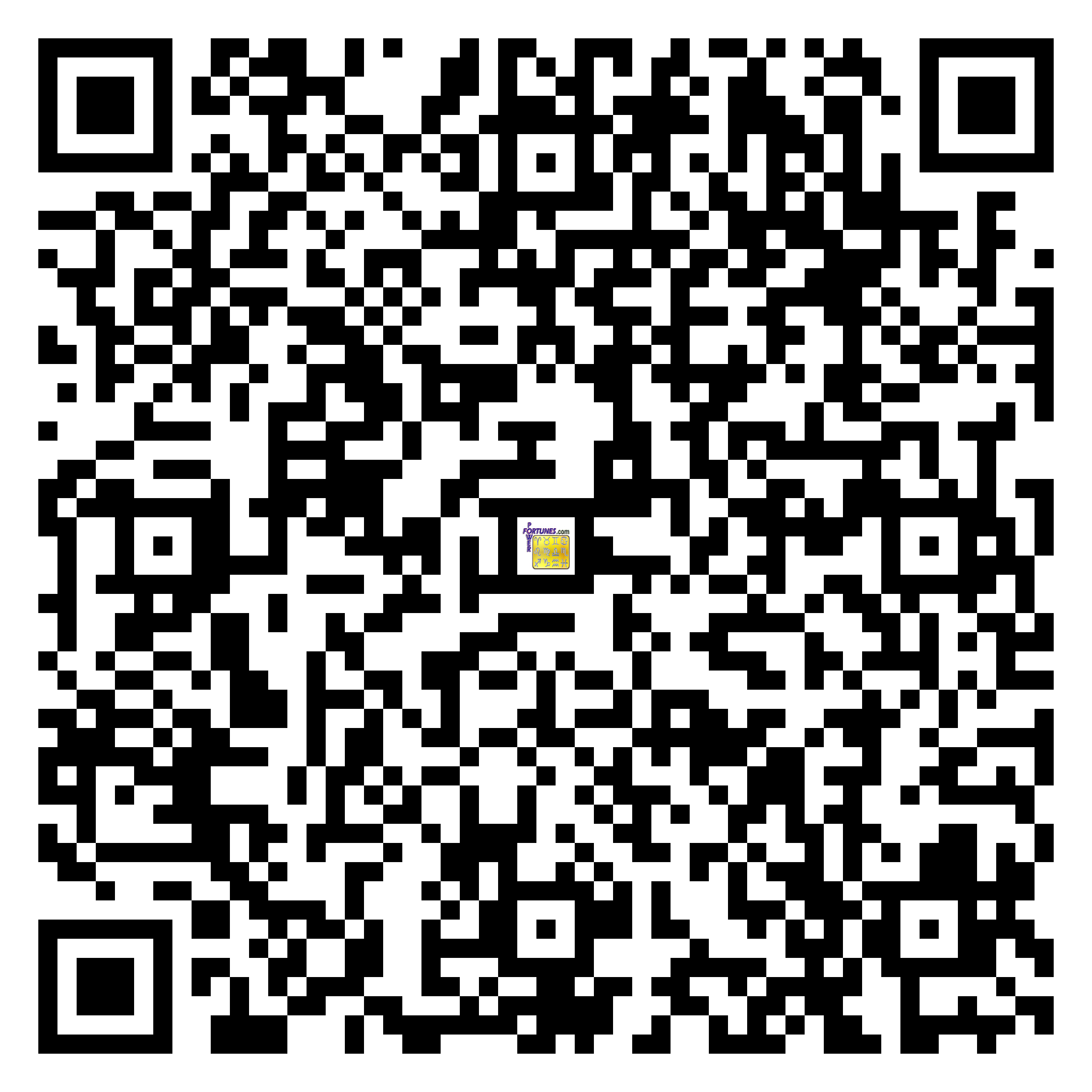 Download QR Code for PowerFortunes.com SKU# Pwr.lk59X85-s