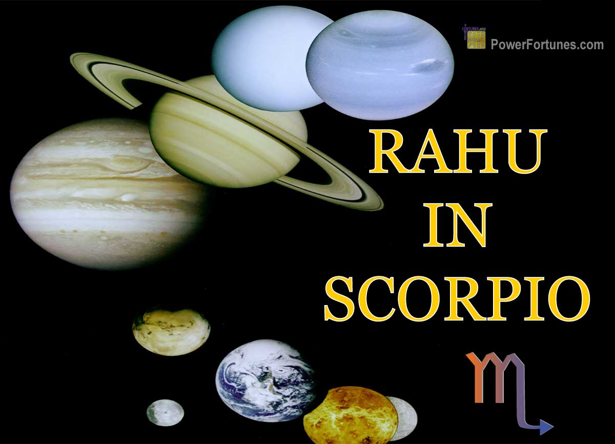 Rahu in Scorpio According to Vedic & Western Astrology
