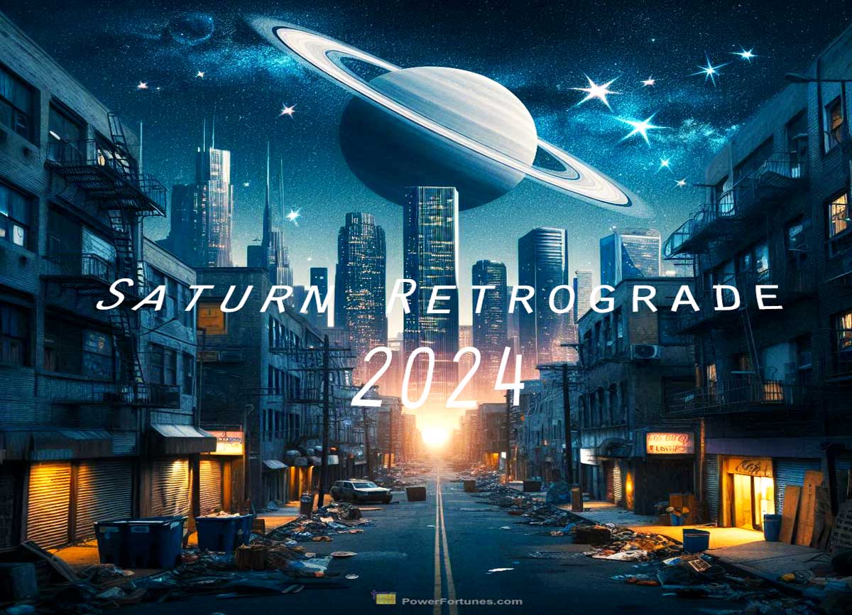 When and where will Saturn turn Retrograde in 2024?