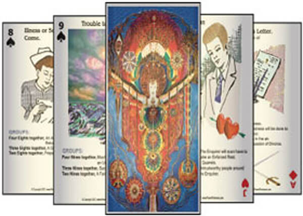 Click to try the PowerFortunes.com, fortune telling cards.