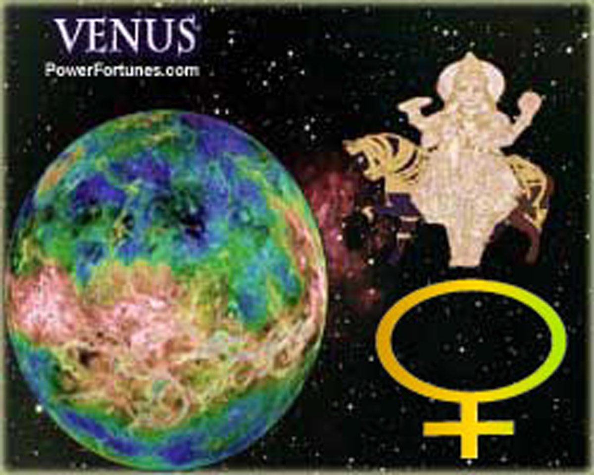 Planets in Astrology, VENUS. Signs, Traits, Symbol.