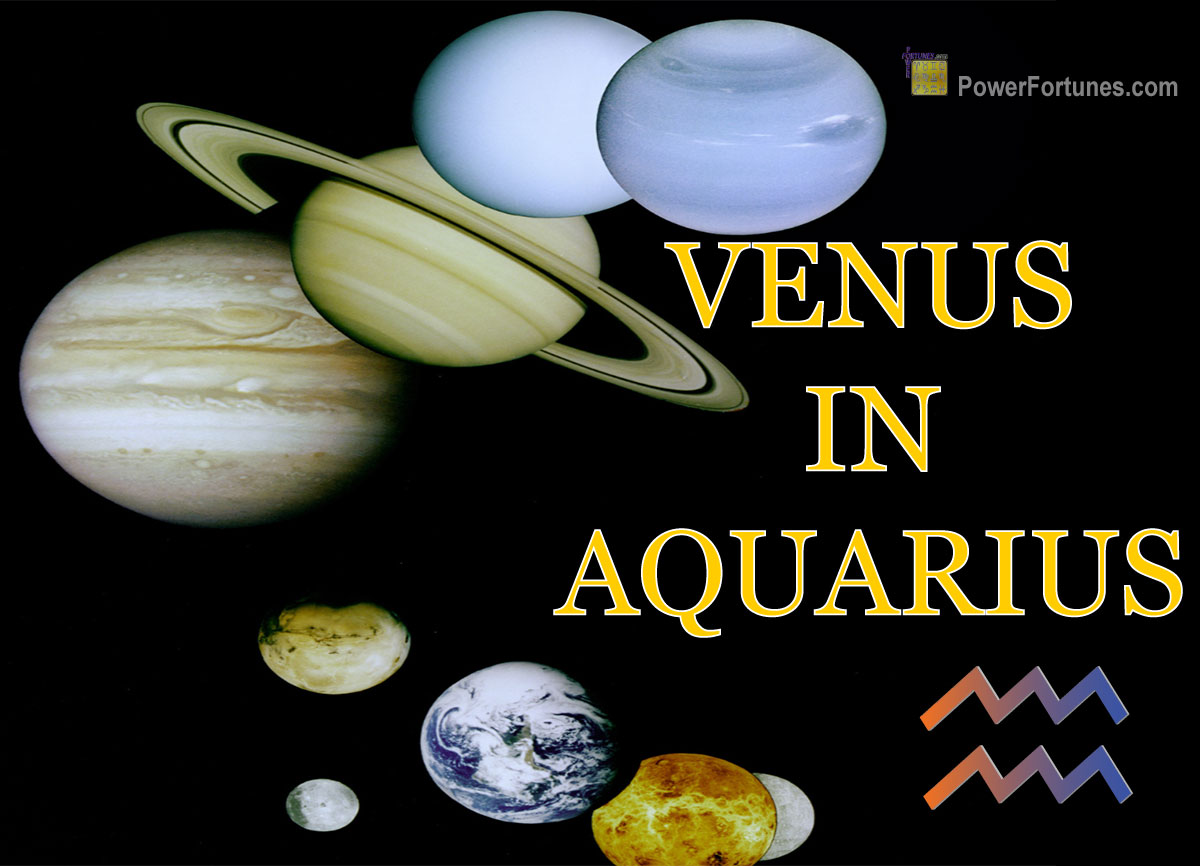 Venus in Aquarius According to Vedic & Western Astrology